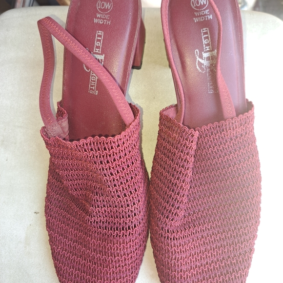 Ladies Sz10 Mesh Slingbacks - Picture 2 of 4